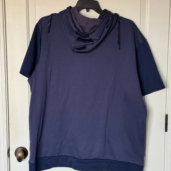 Majestic Milwaukee Brewers Hooded Short-Sleeve Sweatshirt 2019 Spring Training - Picture 2 of 3